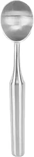 304 Stainless Steel Ice Cream Scoop, Ice Cream Spoon, Stainless Steel Ice Cream Scoop and Comfortable Handle for Ice Cream Ball, Baking, Melon Ball (Silver)