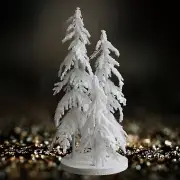 Lidy White Christmas Tree 16'' - Tabletop Christmas Tree for Indoor Christmas...