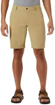 Columbia Men's Big & Tall 50 x 10 Royce Peak II Performance Shorts Crouton Tan