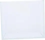 BESPORTBLE Mini Betta Fish Tank Clear Glass Aquarium for Office Home Space Saving Design Stylish Desktop Display for Betta Fish Lovers Compact