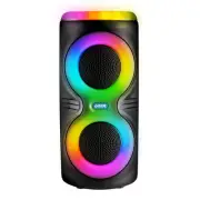 Laser RGB Party Speaker 40cm Bluetooth Wireless Rechargeable LED Lights Black