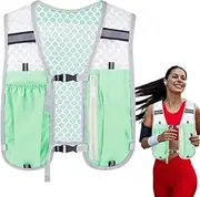 GIEST HYDRATION for Women Managing, Running Water Vest | Running Vest Hydration Pack | Bladder Phone Bag Stable Marathon Packing for Men Marathons by e