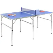 NNEDSZ 152cm Portable Tennis Table, Folding Ping Pong Table Game Set