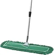[Tidy Tools] Commercial Dust Mop & Floor Sweeper, 24 in. Dust Mop for Hardwood Floors, Reusable Dust Mop Head, Extendable Mop Handle, Industrial Dry Mop for Floor Cleaning & Janitorial Supplies, Green
