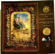 Wagons West on Eagles Wings 1000 Piece Puzzle Factory Sealed SunsOut Gary Crouch