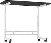 Foret Mobile Laptop Bedside Computer Study Desk Stand Adjustable Portable Table Black