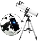Visionking 114 mm 900 Equatorial Mount Astronomical Telescope & Phone Adapter