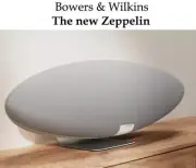 Bowers & Wilkins Zeppelin Wireless Smart Speaker with Alexa Built-in (Pearl Grey