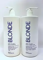 Hi Lift True Blonde Zero Yellow Silver Shampoo 1000 ml & Conditioner 1000 ml set