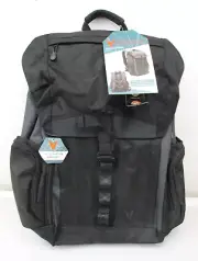 Bondka Jigsaw Backpack Black School Work & Travel Laptop Bag NWT