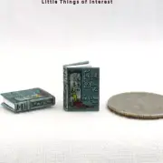 1:24 Scale THROUGH THE LOOKING GLASS Miniature 1/2 Inch Scale Illustrated Book