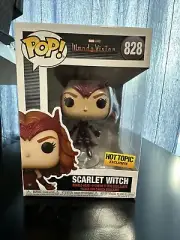 Funko POP MARVEL Wandavision Scarlet Witch #828 Hot Topic Exclusive w/ Protector