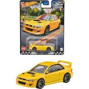 【美泰兒MATTEL】 Hot wheels 風火輪 林蔭大道 HKF16 速霸陸 硬皮鯊 22B Sti