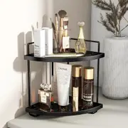 Shower Corner Shelf Caddy 2 Shelf Shower Organizer Corner No Drill Shower Storage Rust Proof Bathroom Corner Wall Shelf Shampoo Holder