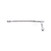Aeroflow Carburettor Inlet Rail Kit -6AN suit Holley Dual Fuel Line Silver