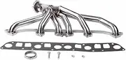 Lanliuhui Store Automobiles Parts Stainless Manifold Header 1991-1999 Compatible With Wrangler Compatible With Cherokee 4.0L L6 TJ YJ
