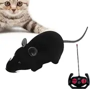 Robotic Mouse Cat Toy - Remote Control, Realistic, Squeaky, Battery Powered, Mimics Motion of Real Prey, Fun & Interactive