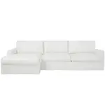 [James Lane] Sunday Duxton Snow Chaise - 3 Seater