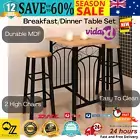 Breakfast Table & Chair Set Bar Dining Stools High Furniture Kitchen 30x30x70 cm