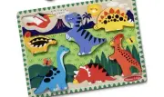 Melissa & Doug Dinosaur 7-Piece Wooden Chunky Puzzle 03747