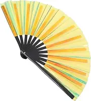 ABOOFAN Large Folding Hand Fan Plastic Hand Fan for Women for Women Foldable Japanese Style Decorative
