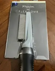 Premium Flea Combs for Dogs Cats Small Animal Comb Soft Grip Handle