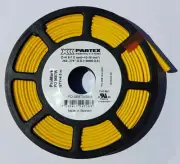 Partex ProMark PO-068TW Cable Marker Sleeve 6.8-7.0mm Yellow 4.5M Roll - Wire ID