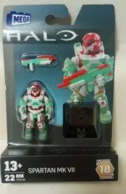 NEW Mega Construx Halo Universe SPARTAN MK VII Minifig Series 18 HNC46