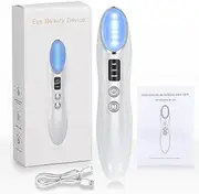 Eye Massager, 5D EMS Microcurrent Facial Massager, Reduce Dark Circles and Eye Bags, Rechargeable Bluetooth Eye Care Device 3 Modes