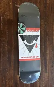 Alien Workshop Know Tomorrow Skate Deck Black White 8.5