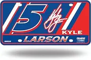 Rico Industries NASCAR Racing Kyle Larson Metal Auto Tag 6" x 12" - Great for Truck/Car/SUV