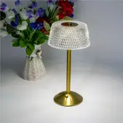 Elegant Cordless Table Lamp: Dimmable 3-Color LED with Touch Control