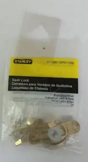 NOS Stanley Hardware 57-1060/DP-1060 Brass Window Sash Lock FREE SHIPPING