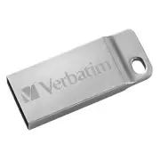 Verbatim 64gb Metal Executive Usb Flash Drive - Silver - 64 Gbusb - Silver