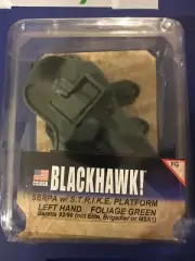 BLACKHAWK! S.T.R.I.K.E. CQC Platform with Serpa Holster for Beretta, Foliage Gre