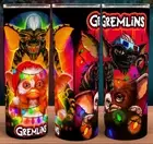 Gremlins Gizmo Christmas Horror Cup Mug 20oz with lid and straw
