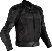 RST TracTech Evo 4 Mesh, leather/mesh jacket waterproof , color: Black , size: 3XL