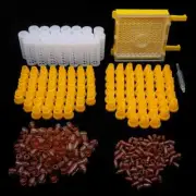 Bee Queen Rearing Kit Complete Apiculture Tools Cage Holder Plastic Cell Cups