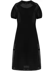 [COMME des GARCONS COMME des GARCONS] Polyester Georgette Dress