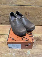 Worx Red Wing 5114 Safety Work Shoes Clogs Steel Toe EH Brown Women's 10M