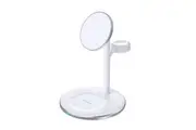 CHOETECH 3 in 1 Wireless Charger Stand Magnetic Charing Dock MagSafe iPhone