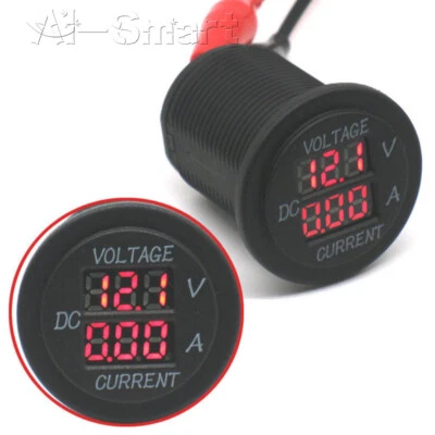 DC6V-30V Voltmeter LED Digital Ammeter 2 in 1 Voltage Current Meter Dual Display