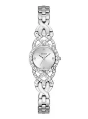 GUESS Women's Silver Adorn Crystal Watch