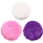 Solid Color Warm Wool Round Cushion Stool Pad Thickening Dining Chair CushioB MA