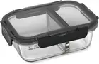 Pyrex Meal Prep Divided Glass Storage, 580 Ml Capacity