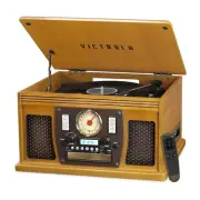 Navigator Bluetooth Record Player for Vinyl Records CD Cassette FM Radio Remote