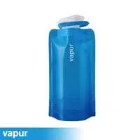 在飛比找momo購物網優惠-【美國Vapur】Shades 運動摺疊水袋 0.5L 藍 