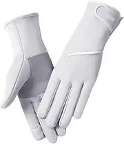 [ONQendDv] Warm Gloves for Women, Polyester Mittens with Touch Screen Fingers Warm Lining Gloves Thermal Sports Glove Soft Cozy Cycling Gloves One Size