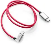 AUDI Charging Cable USB-C to USB-C Connection Cable Angled Red 8S0051435L