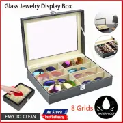 8 slot Sunglasses Storage Box Organizer Glasses Display Case Stand Holder AU HOT